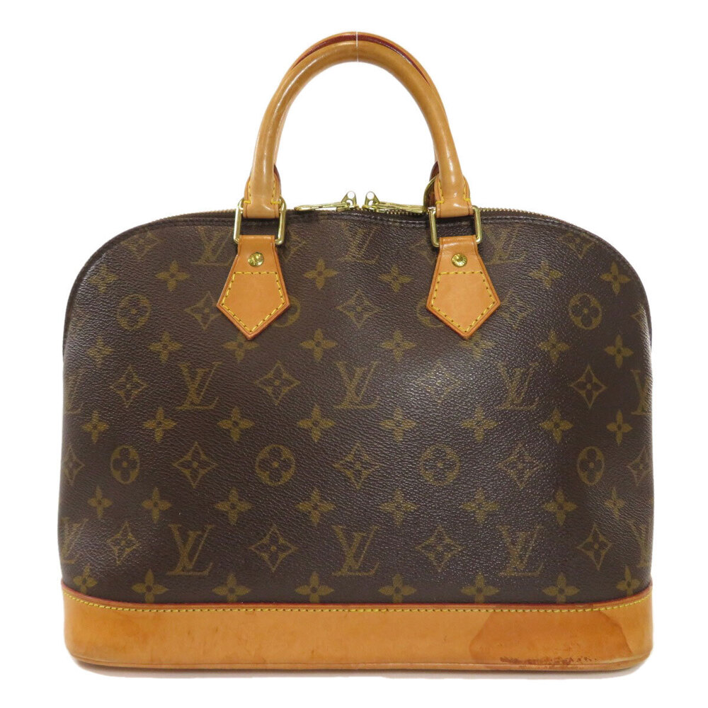 Louis Vuitton Alma Canvas Tote Bag Monogram Brown
